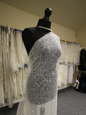 Tulle à paillettes ivoire - Sprinkle