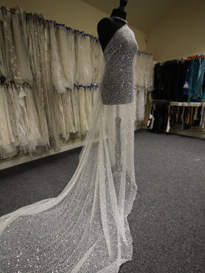 Tulle à paillettes ivoire - Sprinkle