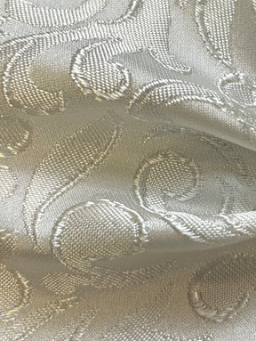 Brocart Jacquard Ivoire - Enchantement