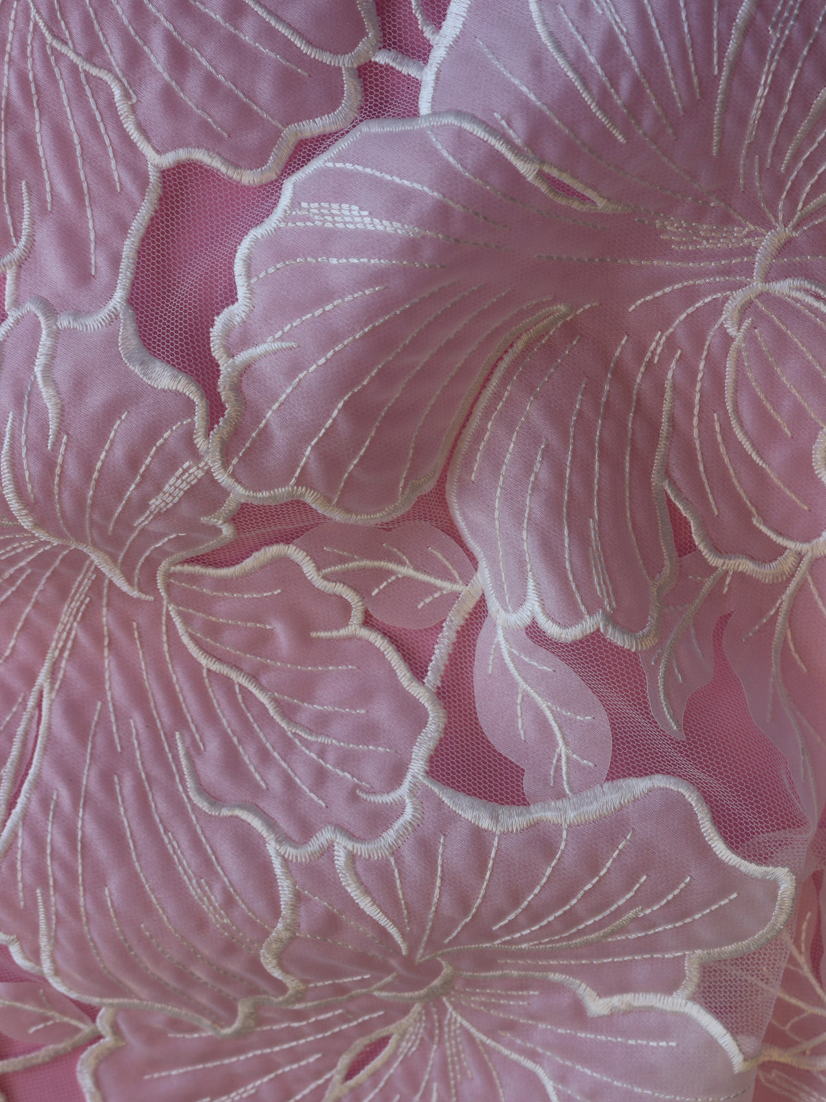 Dentelle Florale Ivoire - Calypso