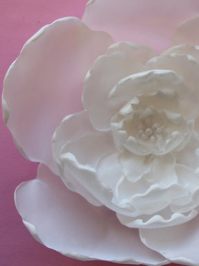 Applique Fleur Ivoire - Mûrier