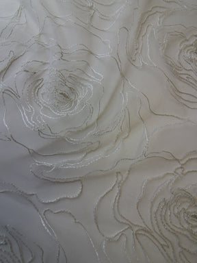 Dentelle Brodée Ivoire - Adeya