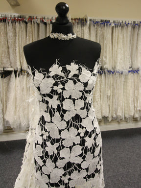 Dentelle Broderie Italienne Ivoire - Raniya
