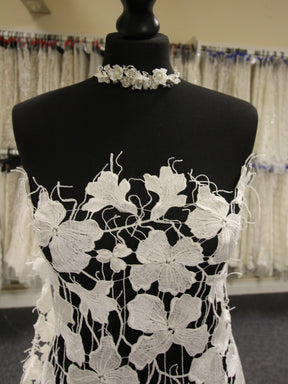 Dentelle Broderie Italienne Ivoire - Raniya