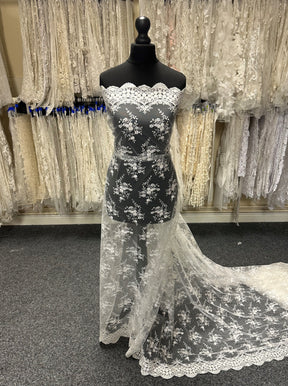 Dentelle Brodée Ivoire - Kirsty