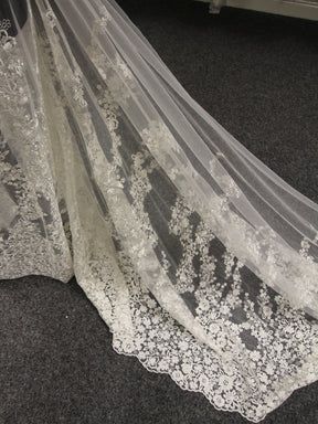 Dentelle Brodée Ivoire - Rhia