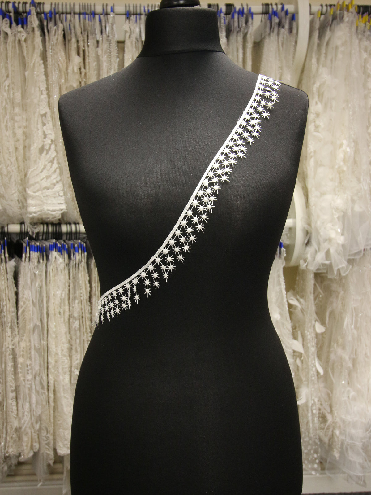 Galon de Dentelle Guipure Ivoire - Faye