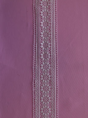 Bordure en Dentelle Ivoire - Pine