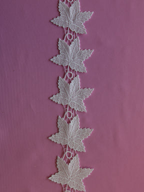 Bordure en dentelle ivoire - Plane