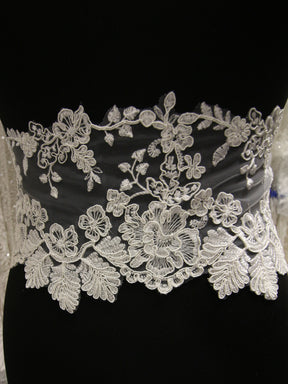 Bordure en dentelle ivoire cordée – Sweet Pea