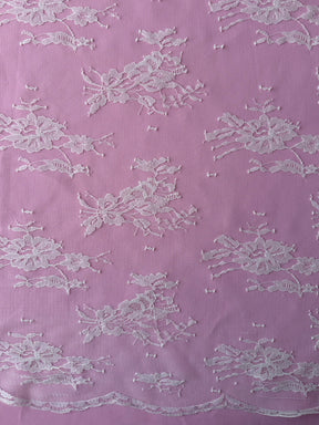 Dentelle Raschel de mariée ivoire - Dolores