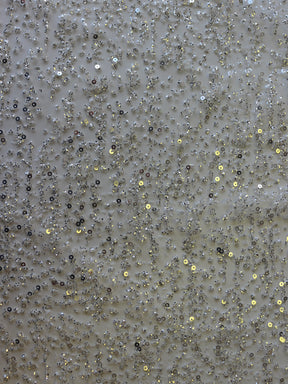 Tulle à Paillettes Ivoire - Ottoman