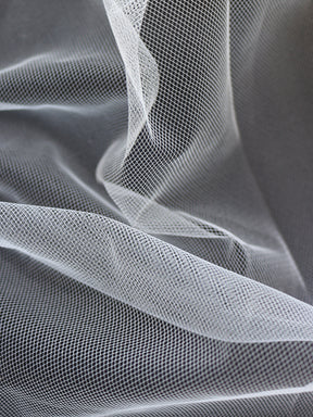 Tulle de mariée blanc en soie pour voiles – Romance