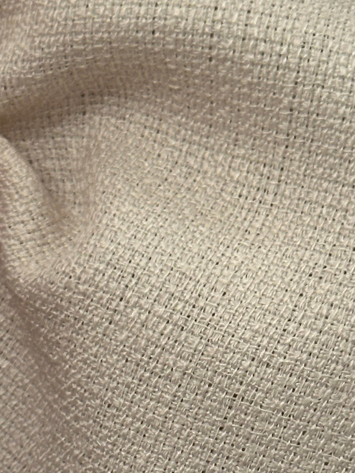 Ivory Linen Look Polyester - Coast