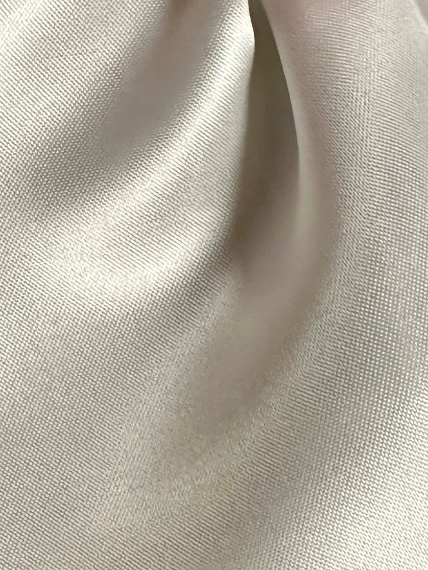 Ivory Acetate Lining Fabric - Tuscany