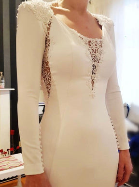 Crêpe Stretch Polyester Ivoire - Compassion