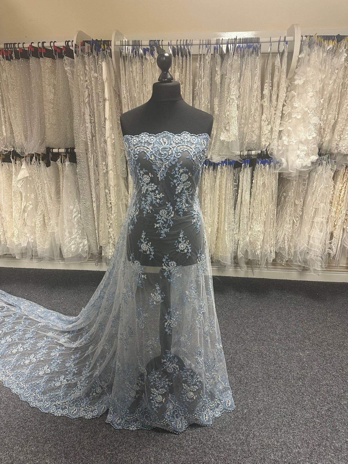 Dentelle bleue de Chine - Jessica