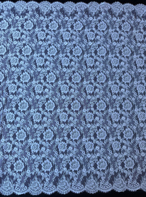 Dentelle Raschel blanche - LA1005