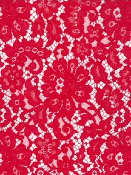 Dentelle de Chantilly rouge - LA4001