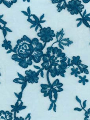 Dentelle cordée sarcelle - LA7007