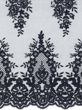 Dentelle Cordonnée Marine - LA7009