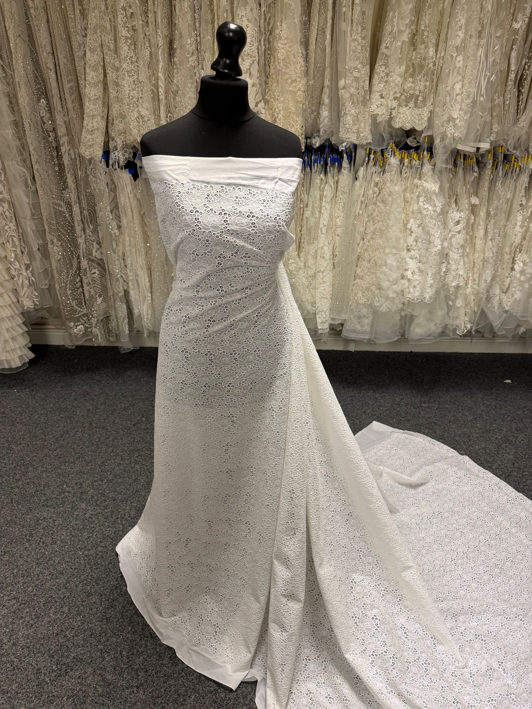 Coton brodé blanc - EB6001
