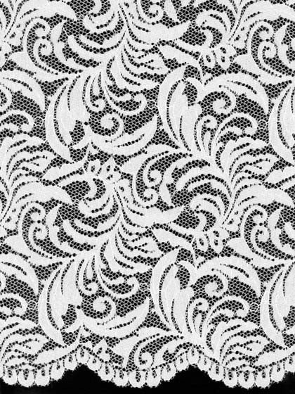 Dentelle extensible ivoire - LB7001