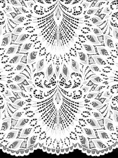 Dentelle extensible ivoire - LB7006