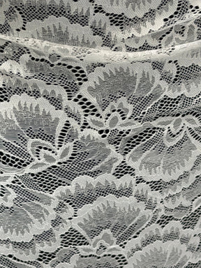 Dentelle extensible ivoire clair - LB7008