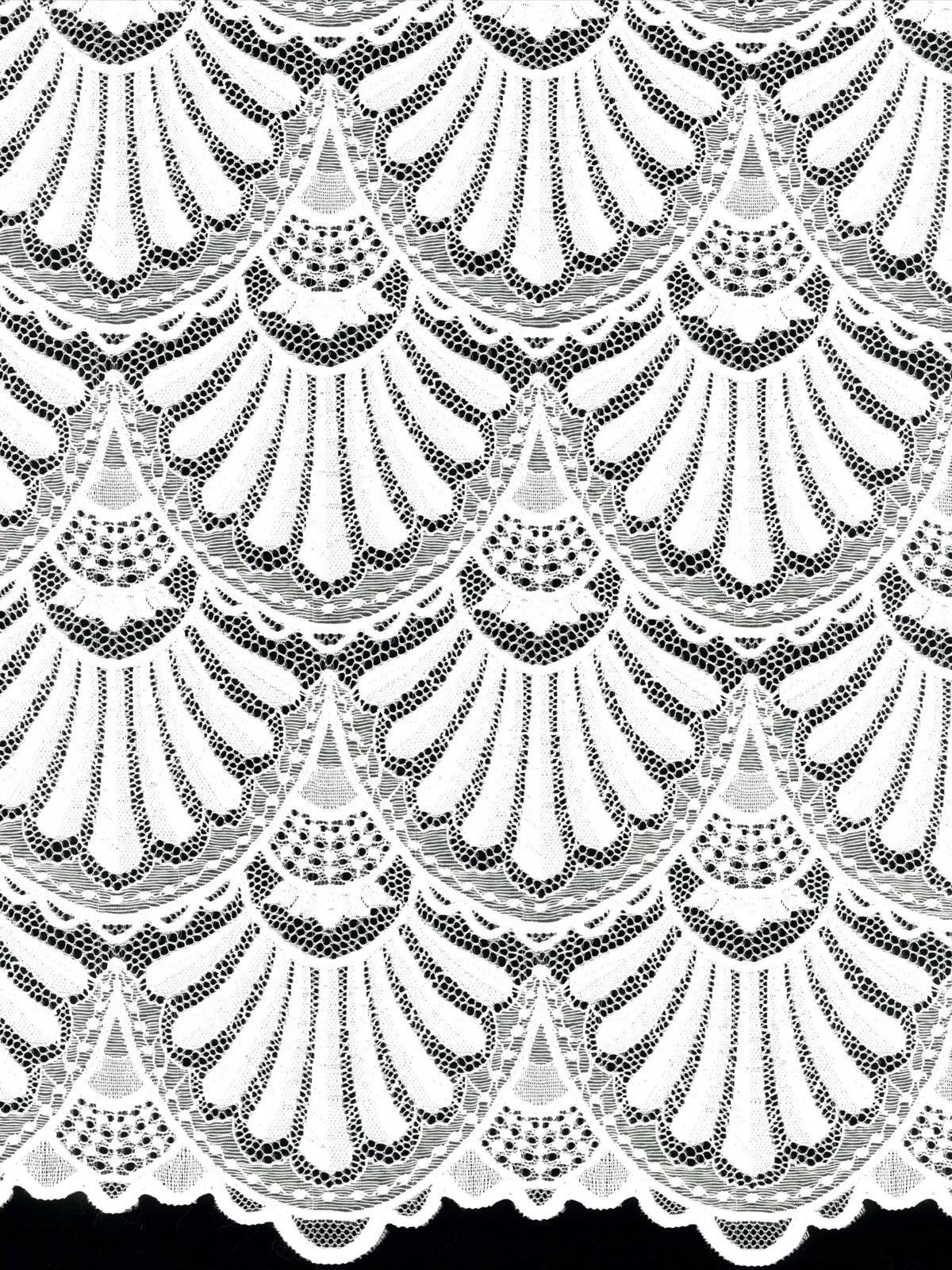 Dentelle extensible ivoire - LB7009