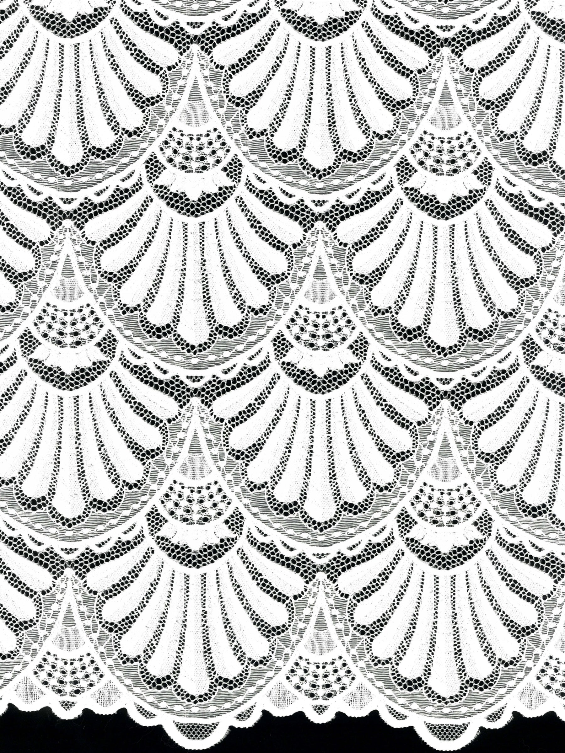 Dentelle extensible ivoire - LB7009