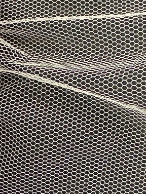 Voile en tulle ivoire foncé - Libretti