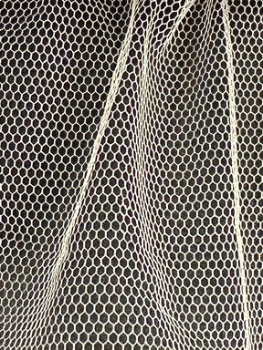 Voile en tulle ivoire foncé - Libretti