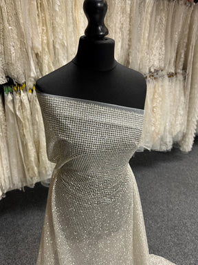 Tulle pailleté ivoire - Leigh