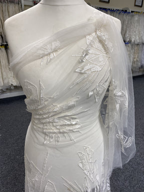 Dentelle Brodée Ivoire - Leif