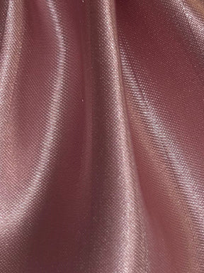 Dupion en satin de polyester rose clair - Clarté