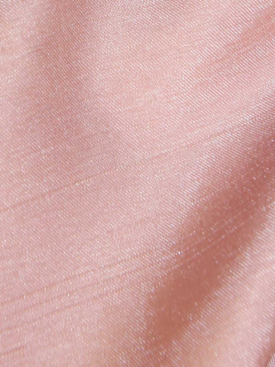 Dupion en satin de polyester rose clair - Clarté