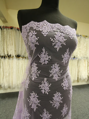 Dentelle à cordon lilas - Janis.