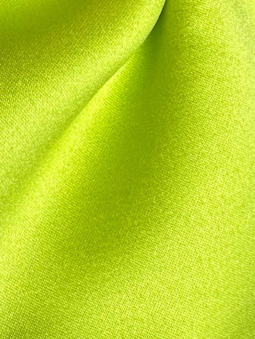 Satin de polyester citron vert - Canada