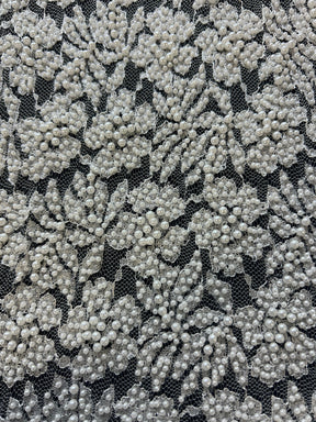 Dentelle Perlée Ivoire - Lucille