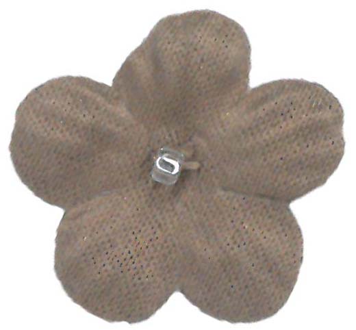 Fleurs satinées cacao moyen - M10 (Sachet de 144)