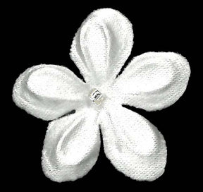 Fleurs en satin ivoire - M13 (Sachet de 144)