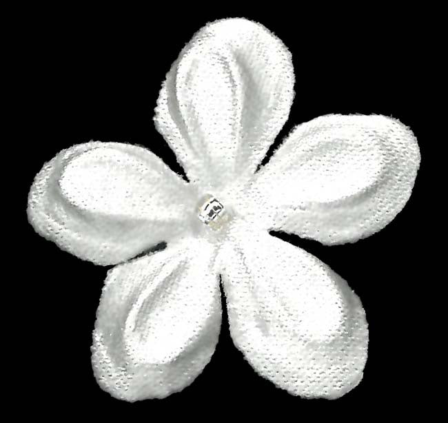 Fleurs en satin ivoire - M13 (Sachet de 144)