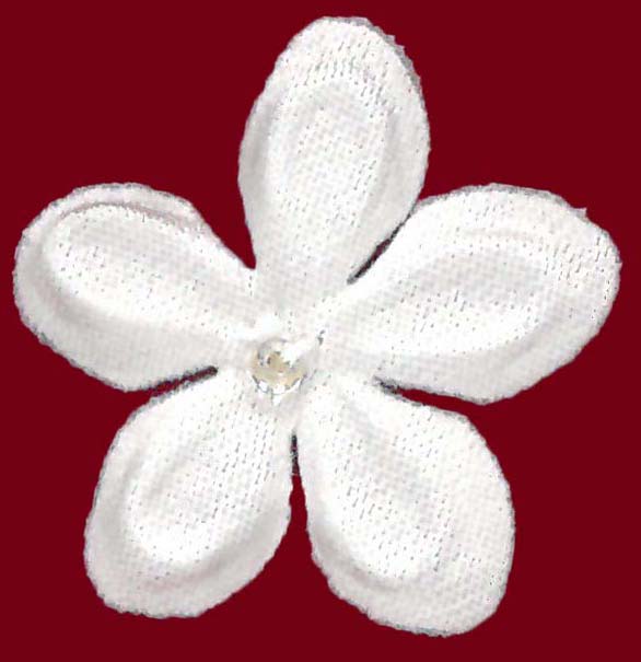 Fleurs en satin ivoire pâle - M13 (Sachet de 144)