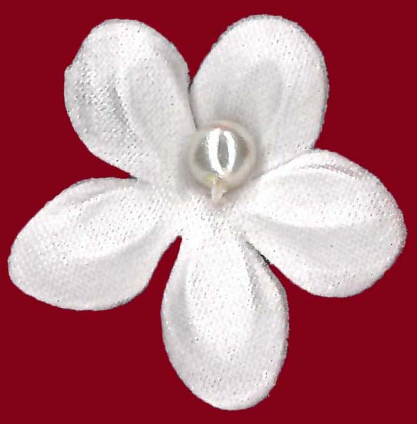 Fleurs en satin rose pâle - M13 (Sachet de 144)