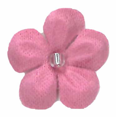 Fleurs en satin rose - M14 (Sachet de 144)