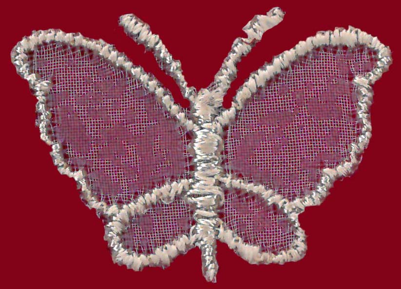 Applique papillon café - M1