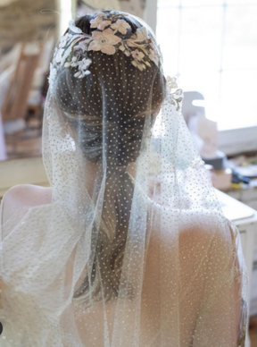 Tulle Pailleté Champagne - Mission