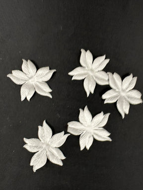 Pale Ivory Eco 6 Petal Flowers - MM0034 (Bag of 144)