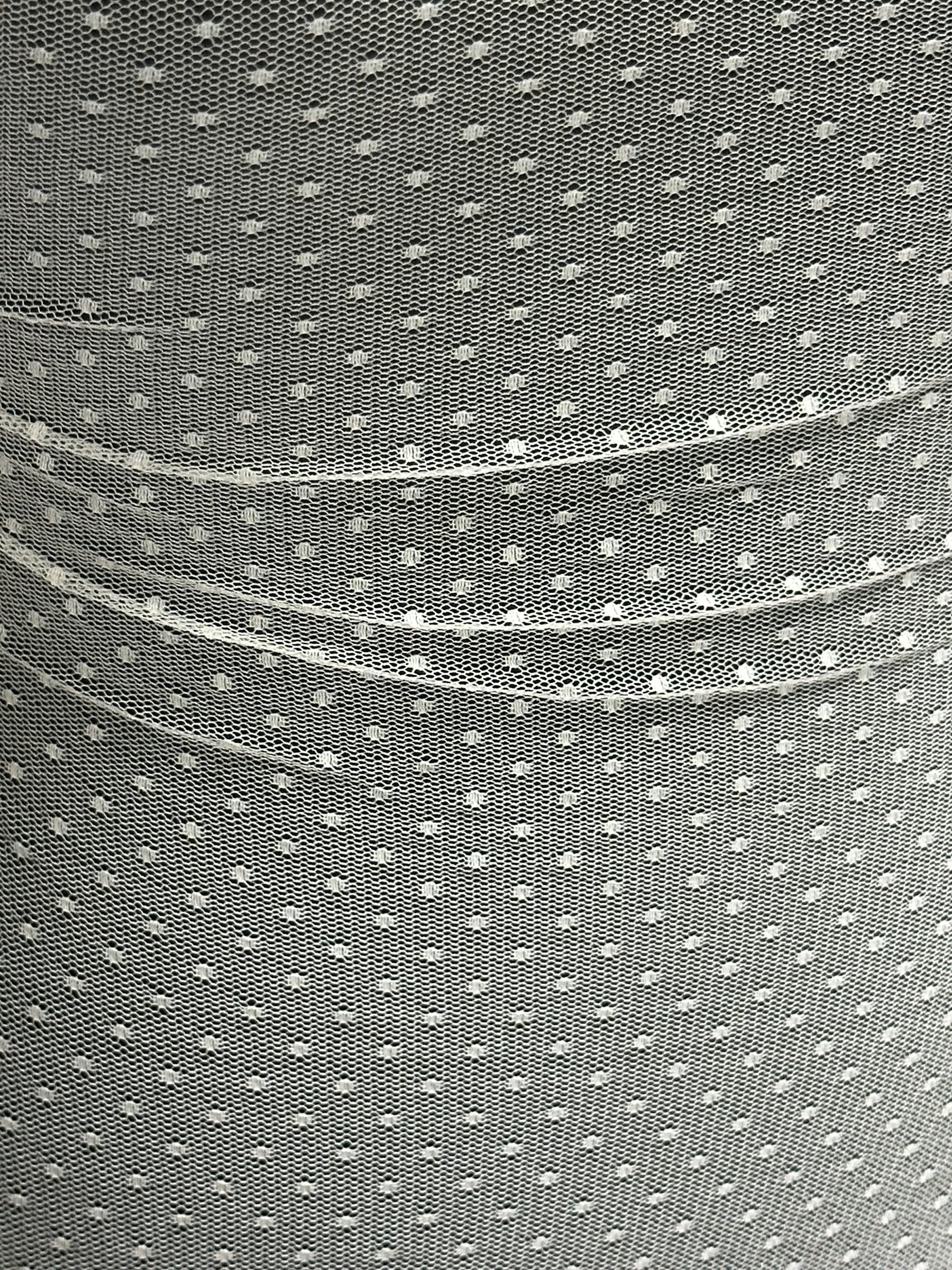 Tulle ivoire à pois - Madelaine (CF)